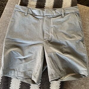 All in Motion Light Gray Knee-Length Flat Front Shorts